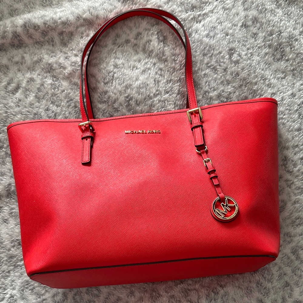 Michael Kors Vibrant Red Tote